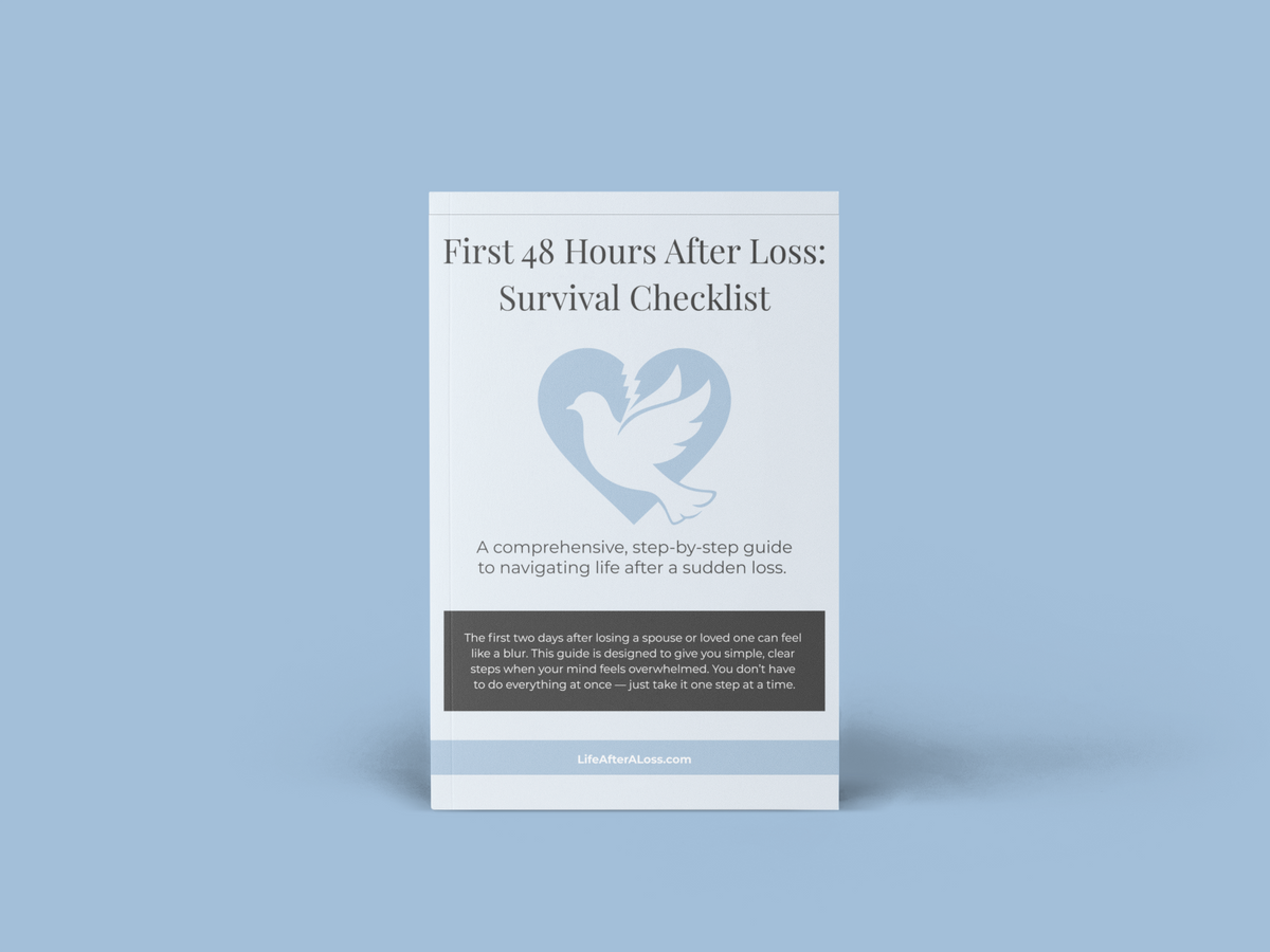 First 48 Hours After Loss Survival Guide (Instant Download)