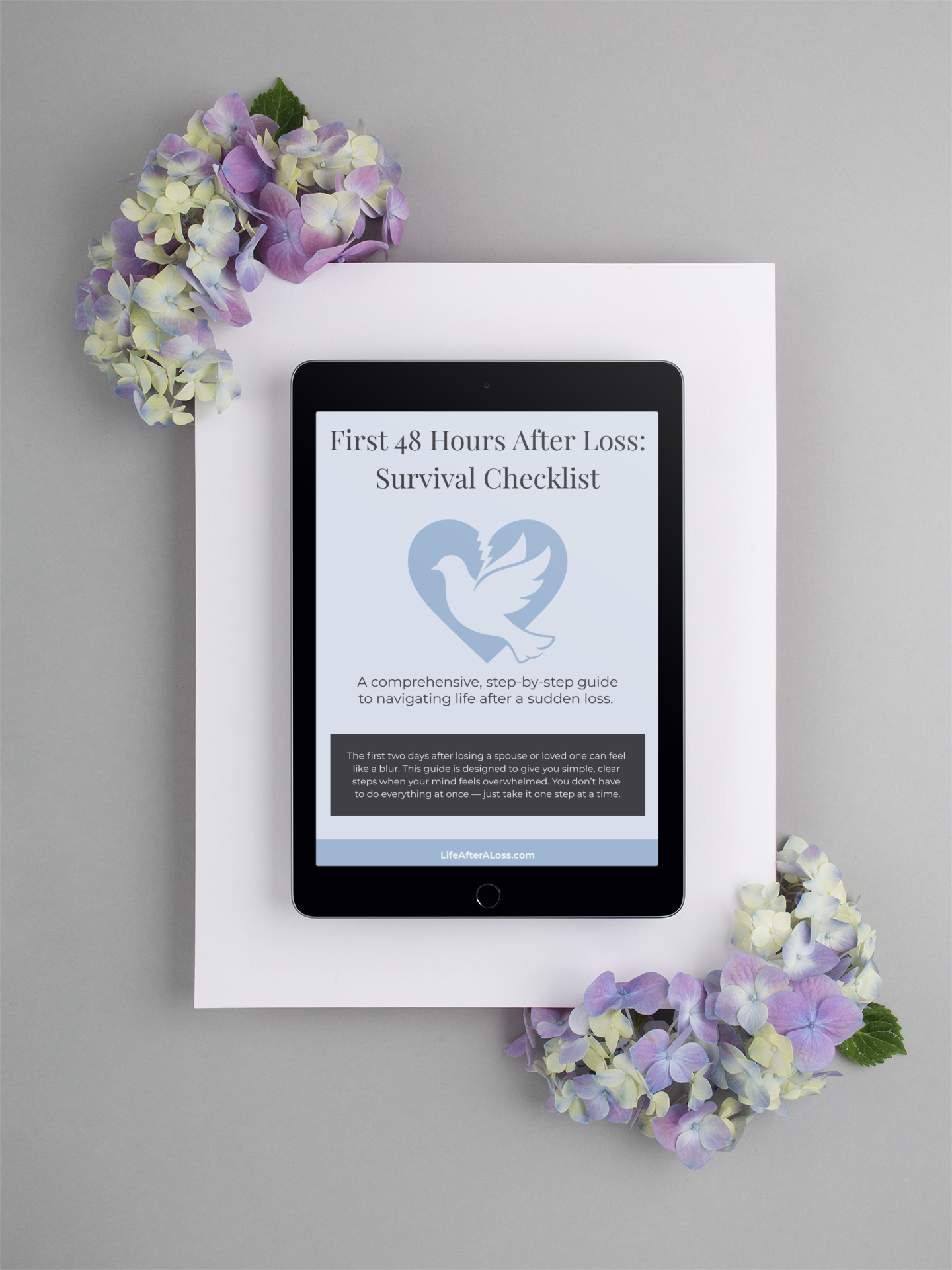 First 48 Hours After Loss Survival Guide (Instant Download)